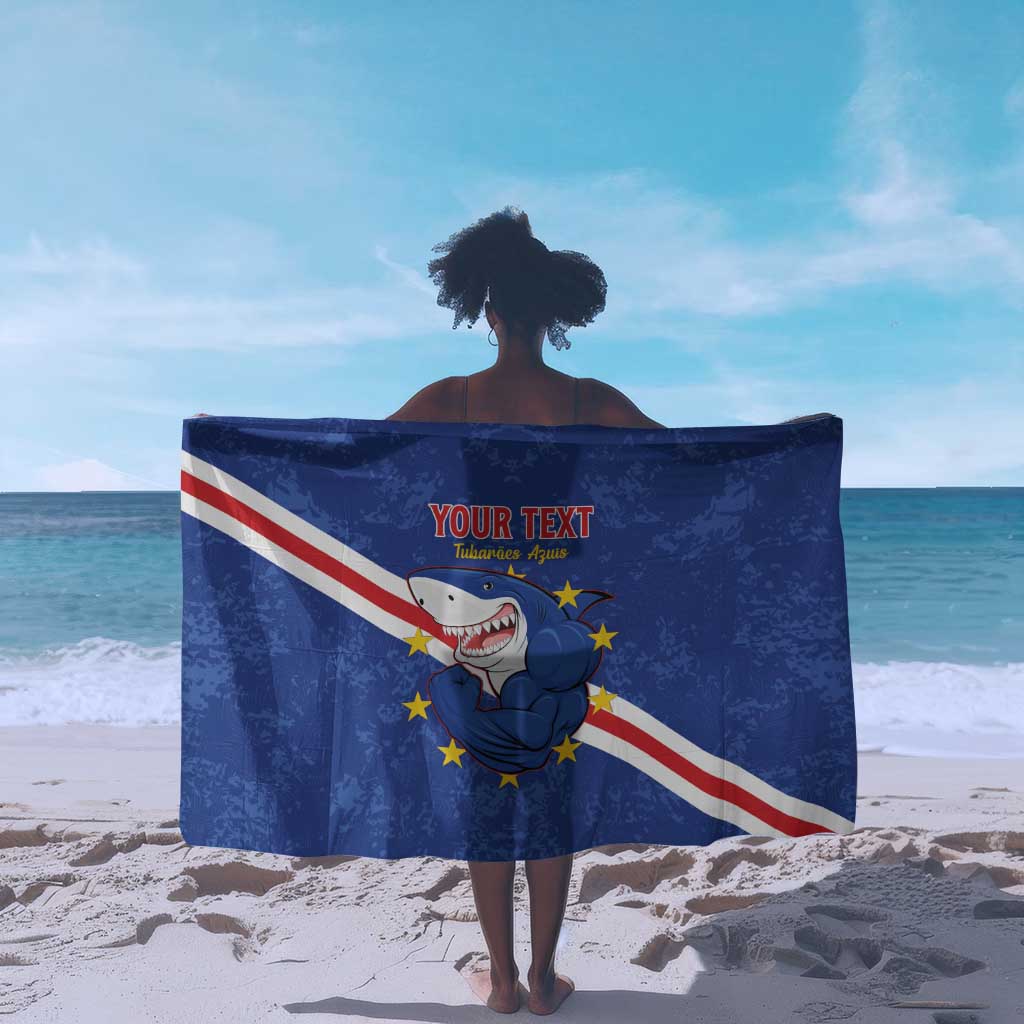 Custom Cabo Verde Football Sarong Go Tubaroes Azuis LT15