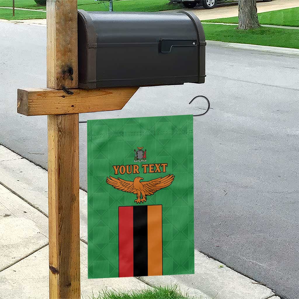 Personalised Afro Zambia Garden Flag Flag Style Mix Kente Pattern LT15