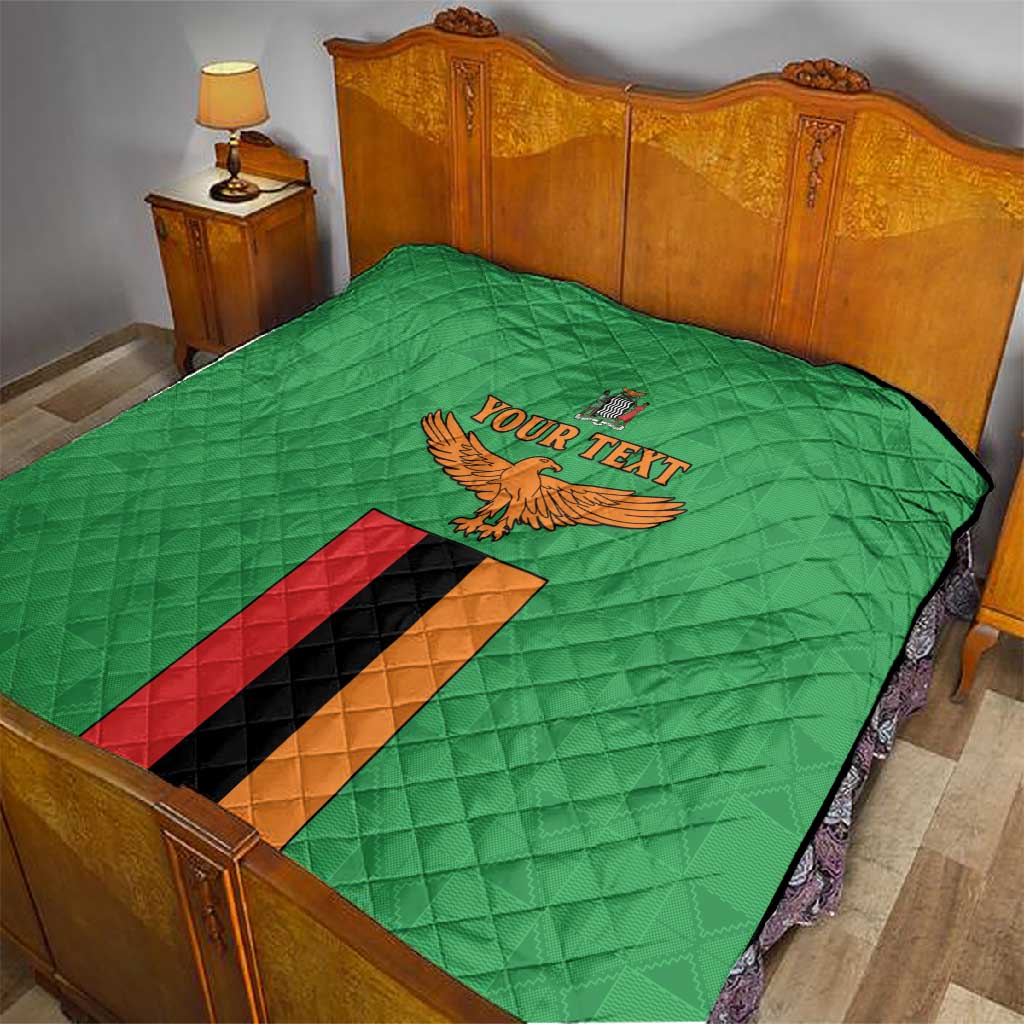 Personalised Afro Zambia Quilt Flag Style Mix Kente Pattern LT15