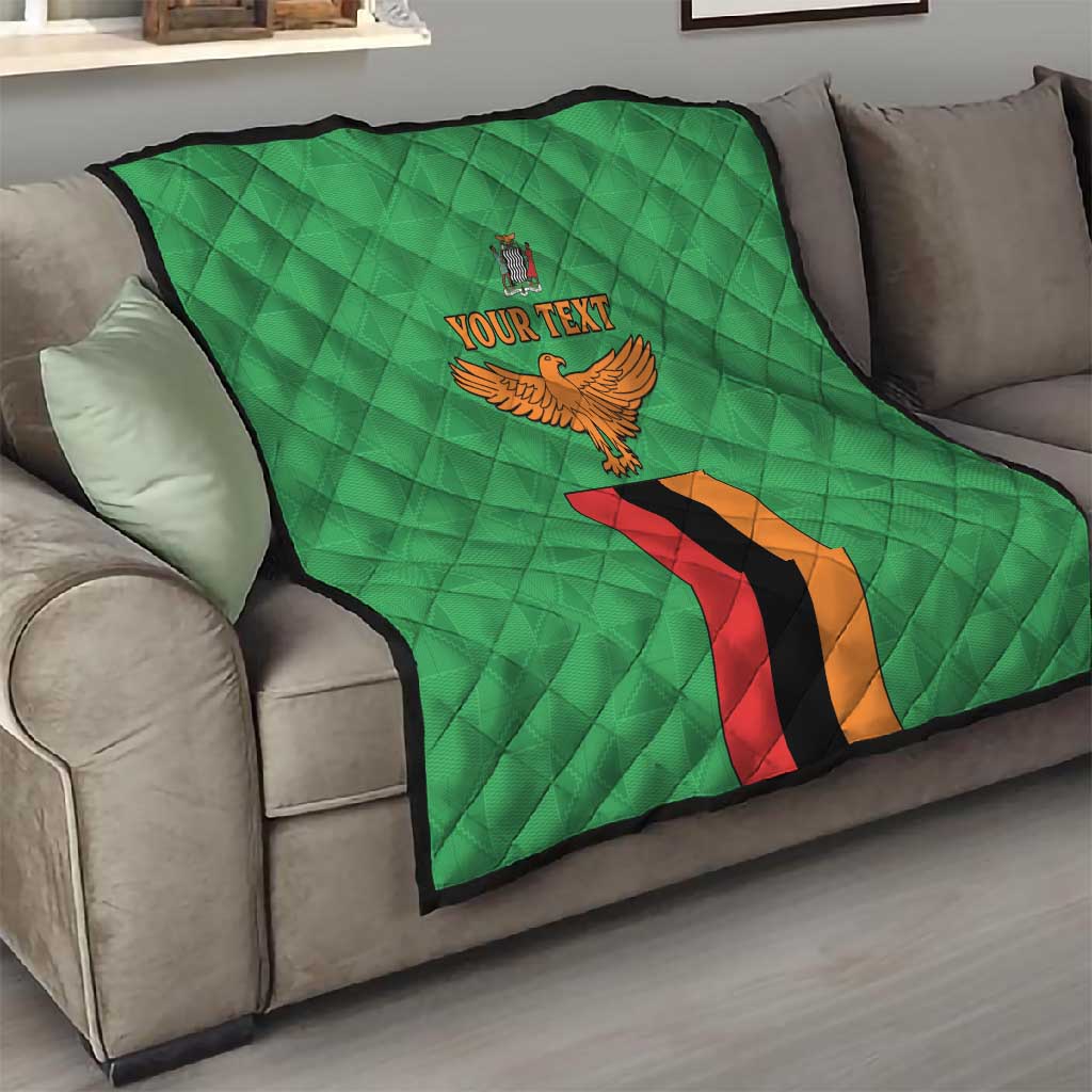 Personalised Afro Zambia Quilt Flag Style Mix Kente Pattern LT15