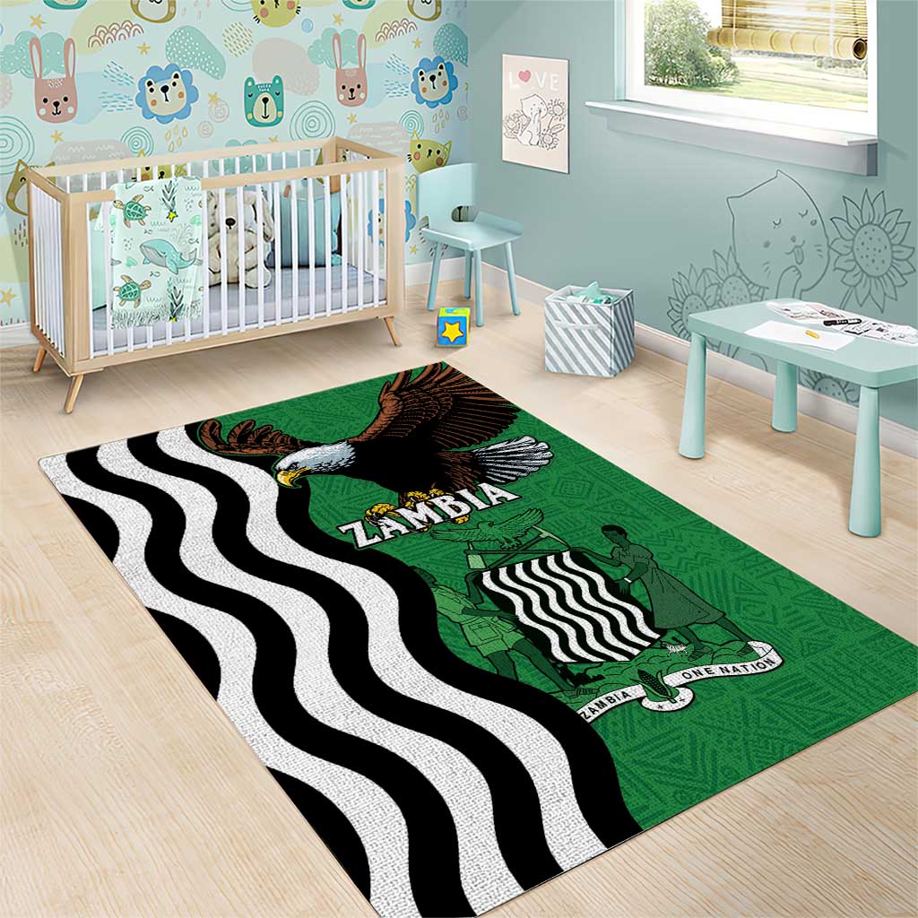 Icitungu ca Zambia Area Rug One Zambia One Nation LT15