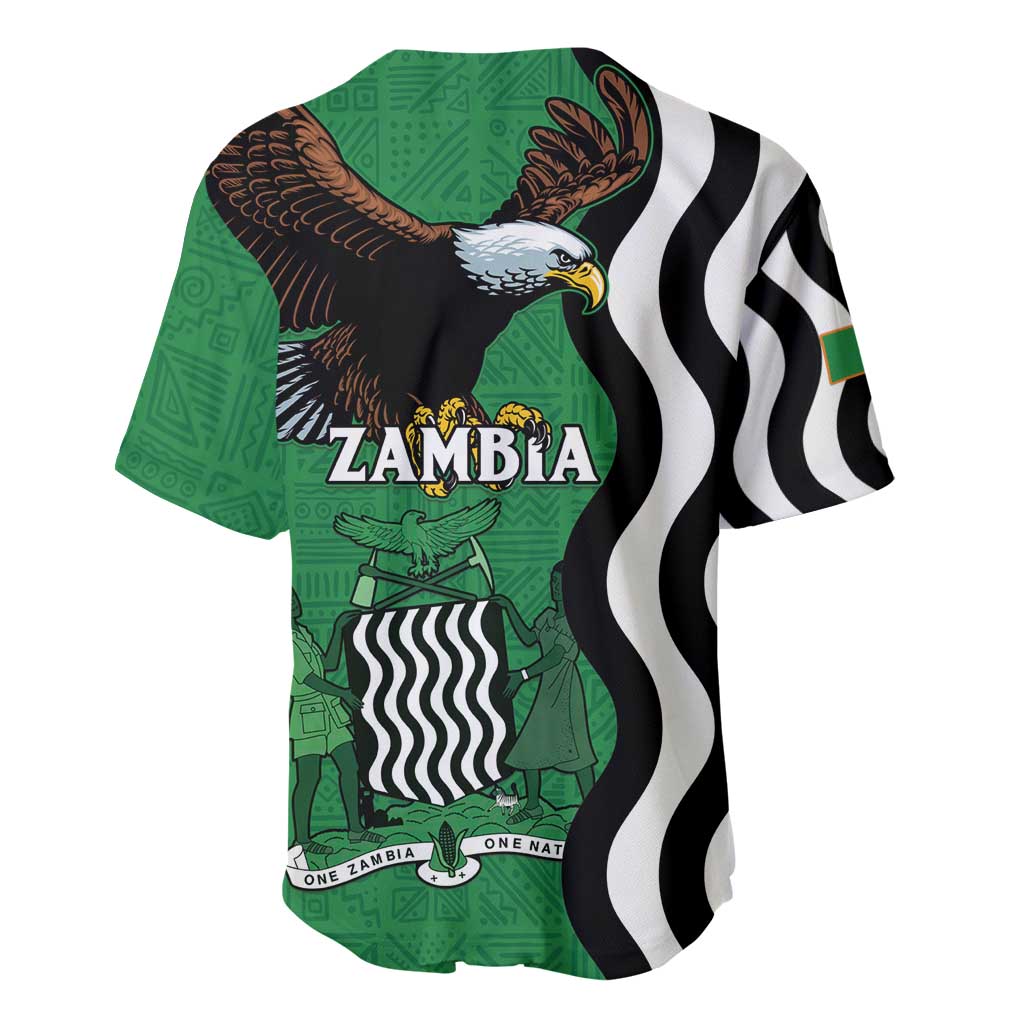 Icitungu ca Zambia Baseball Jersey One Zambia One Nation LT15