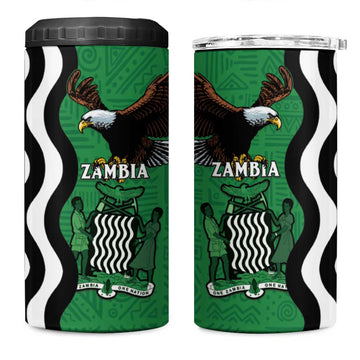 Icitungu ca Zambia 4 in 1 Can Cooler Tumbler One Zambia One Nation LT15