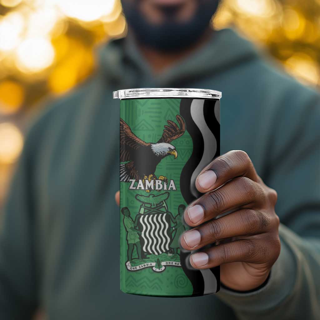 Icitungu ca Zambia 4 in 1 Can Cooler Tumbler One Zambia One Nation LT15