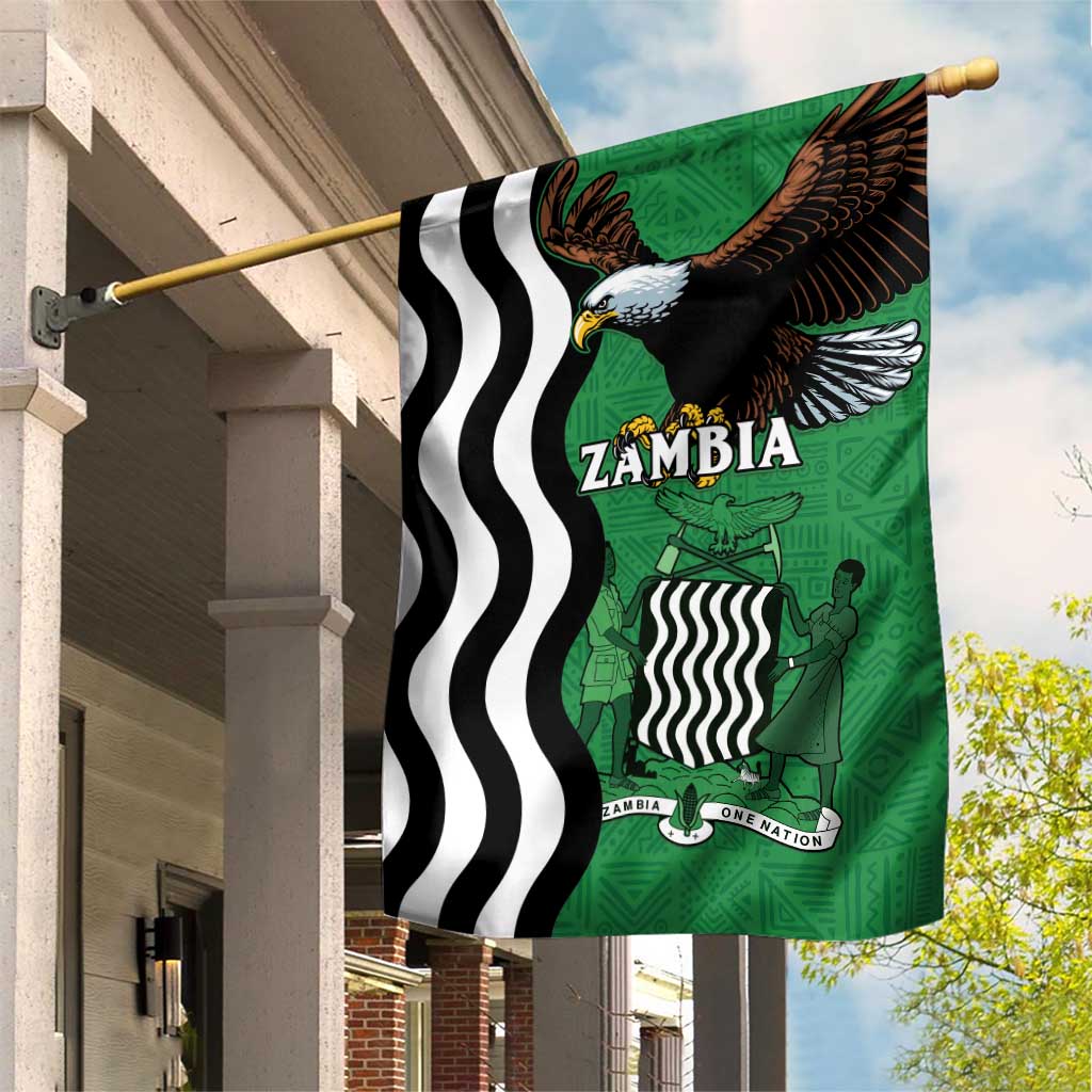 Icitungu ca Zambia Garden Flag One Zambia One Nation LT15