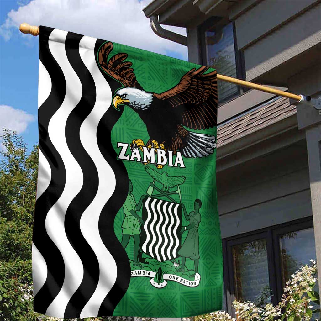 Icitungu ca Zambia Garden Flag One Zambia One Nation LT15