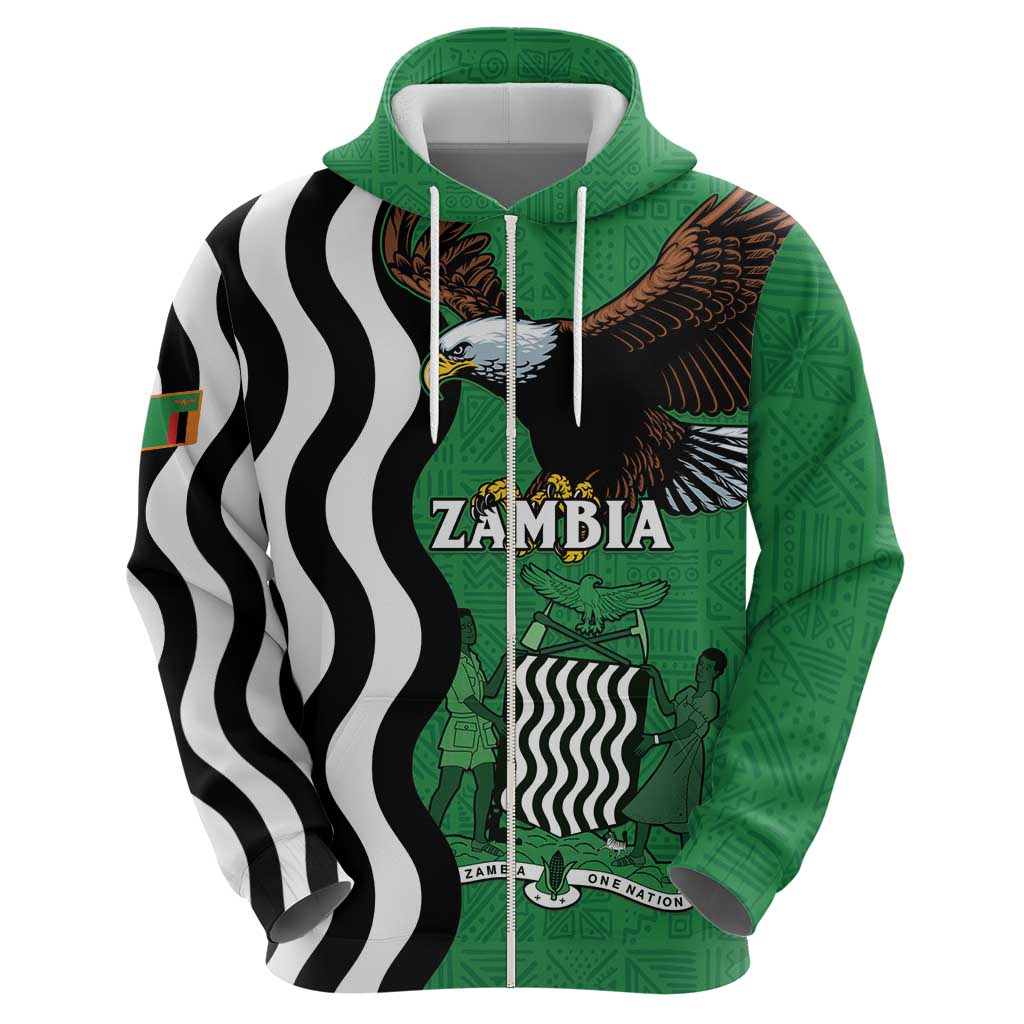 Zambia Hoodie One Zambia One Nation LT15
