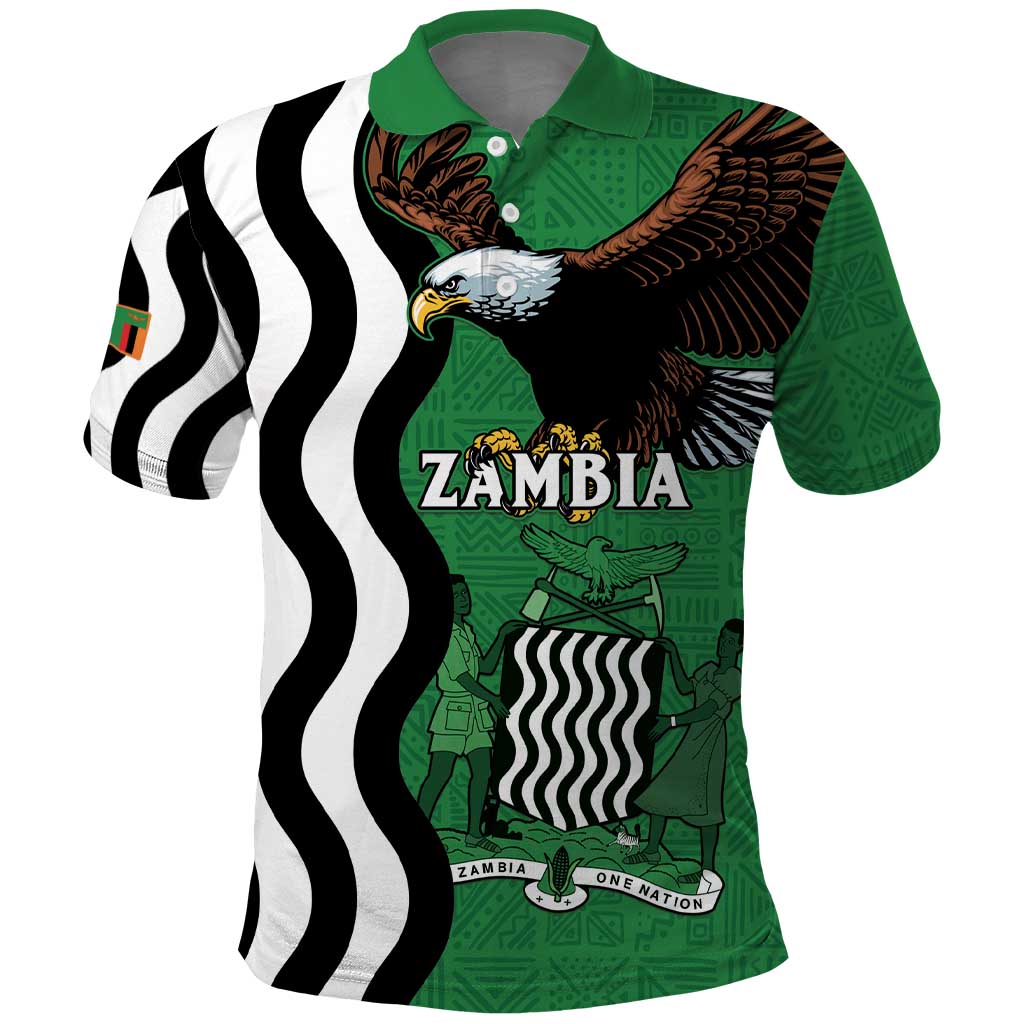 Zambia Polo Shirt One Zambia One Nation LT15
