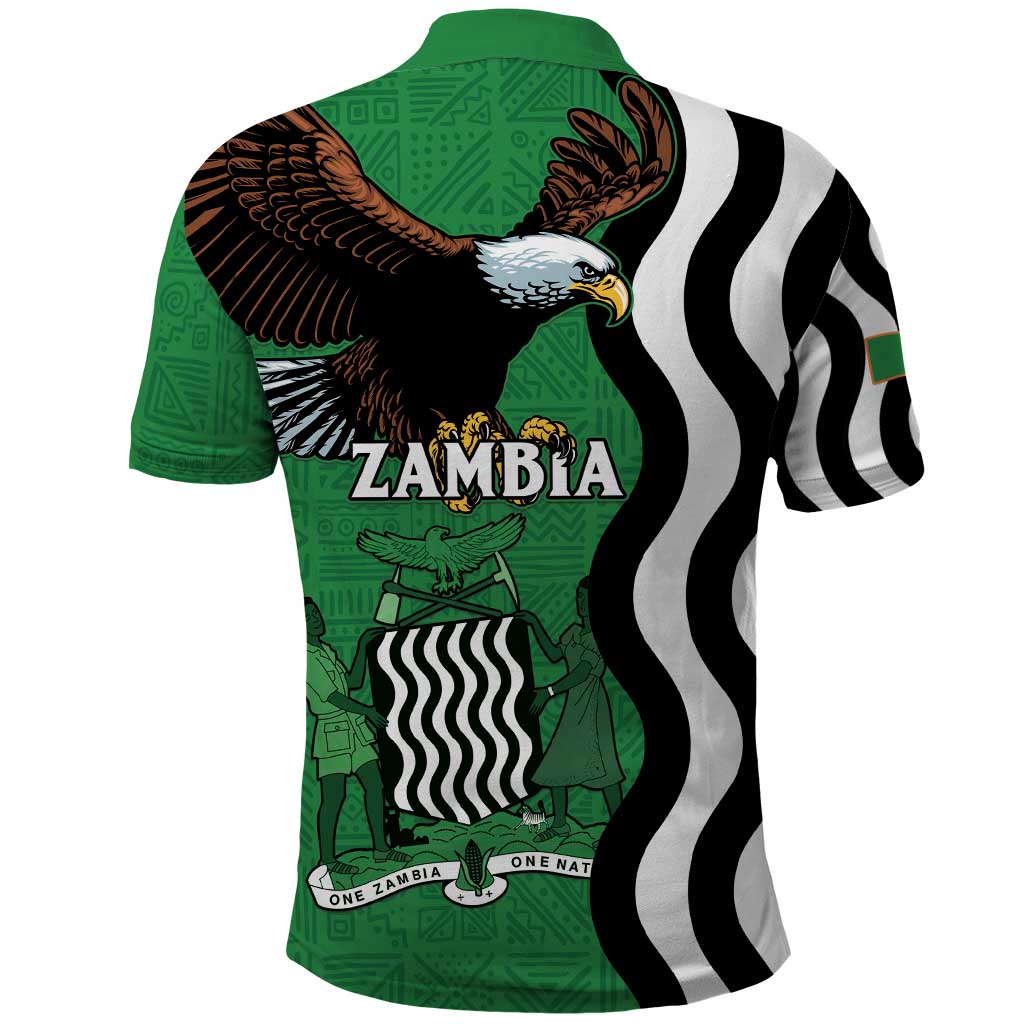 Zambia Polo Shirt One Zambia One Nation LT15