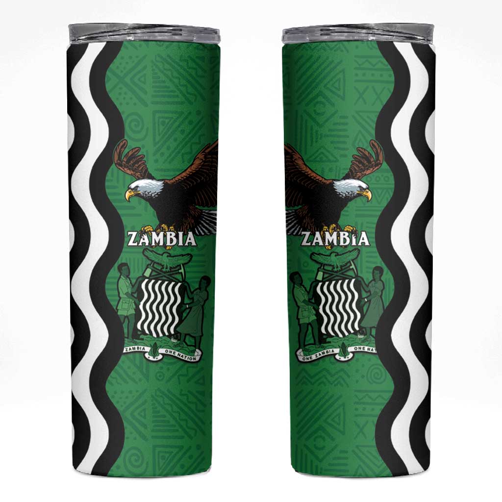 Icitungu ca Zambia Skinny Tumbler One Zambia One Nation LT15