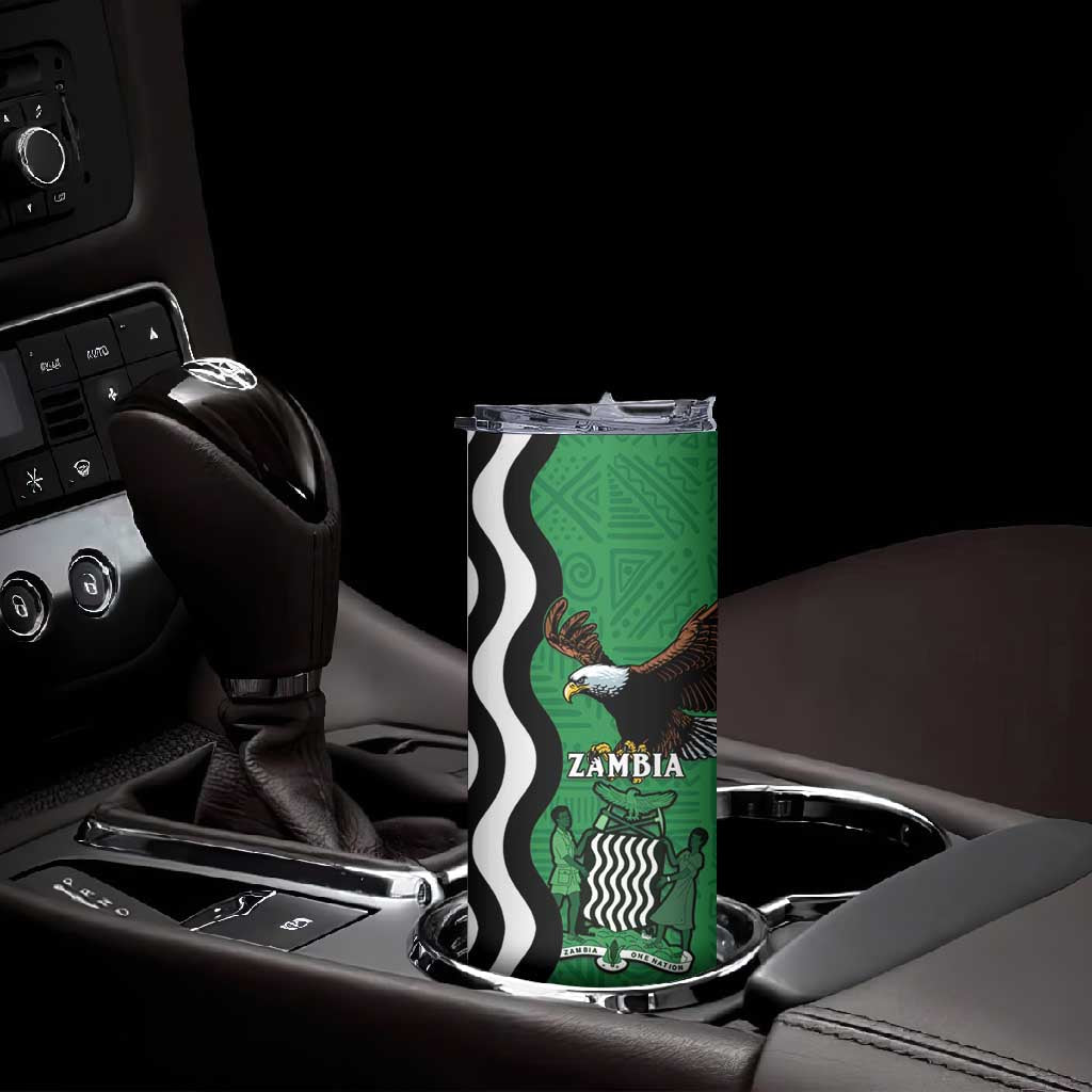 Icitungu ca Zambia Skinny Tumbler One Zambia One Nation LT15