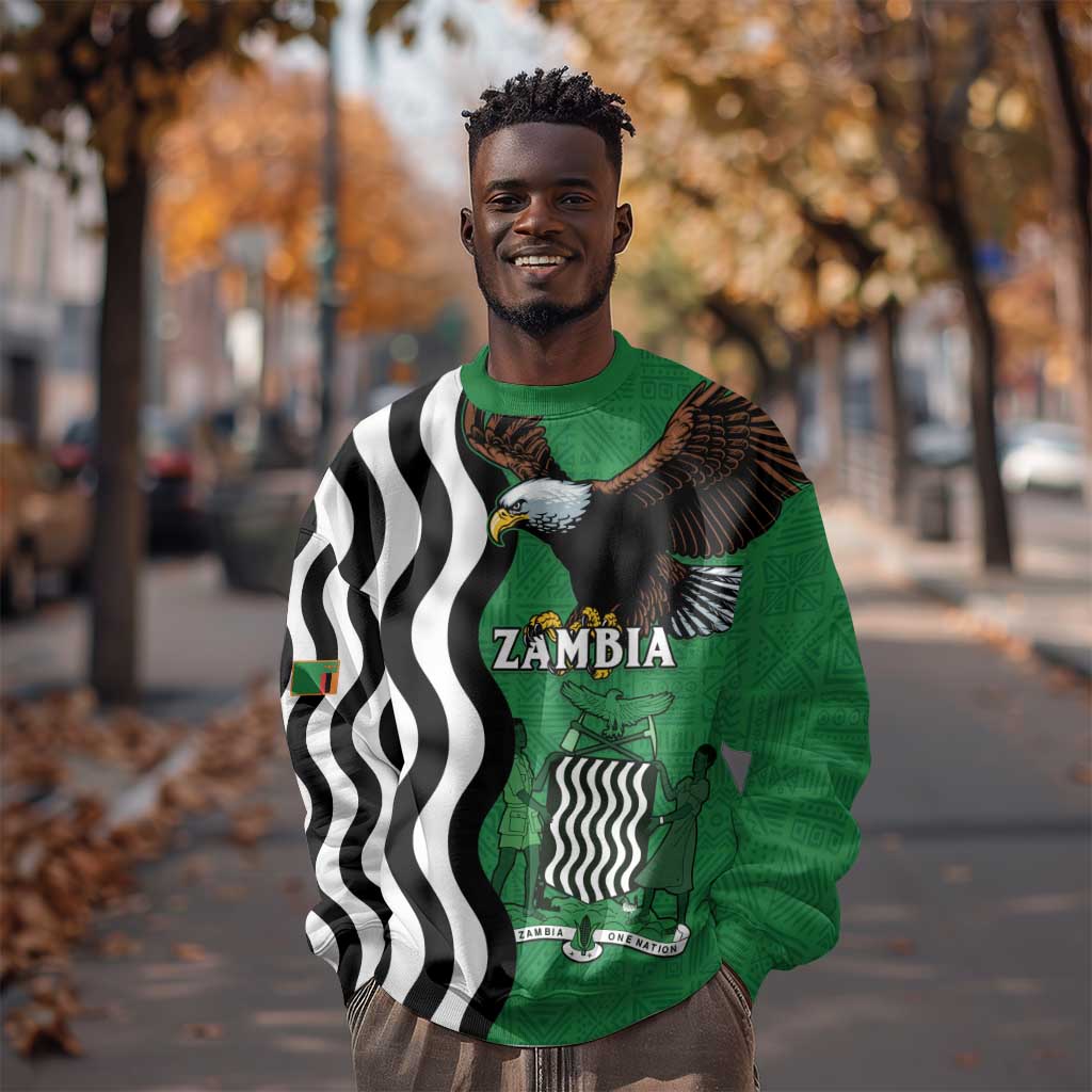 Icitungu ca Zambia Sweatshirt One Zambia One Nation LT15