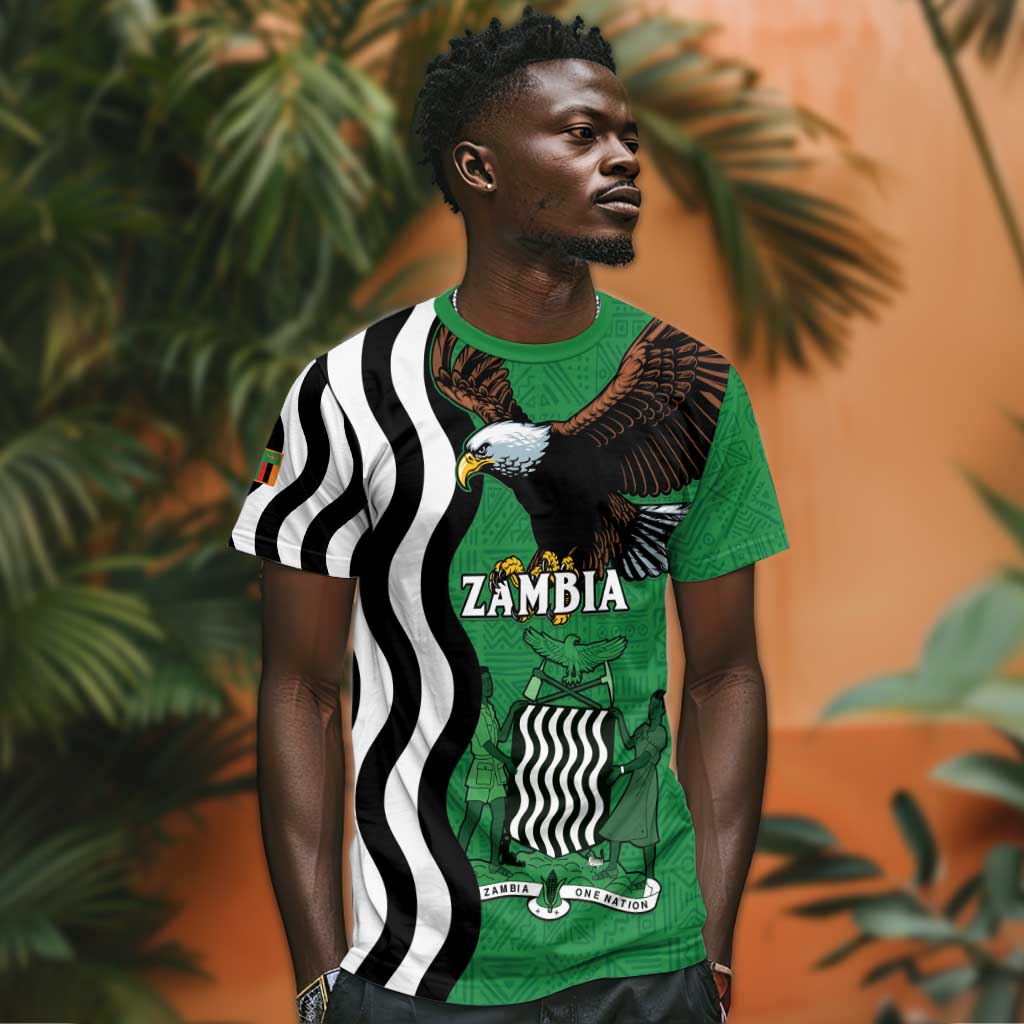 Icitungu ca Zambia T shirt One Zambia One Nation LT15