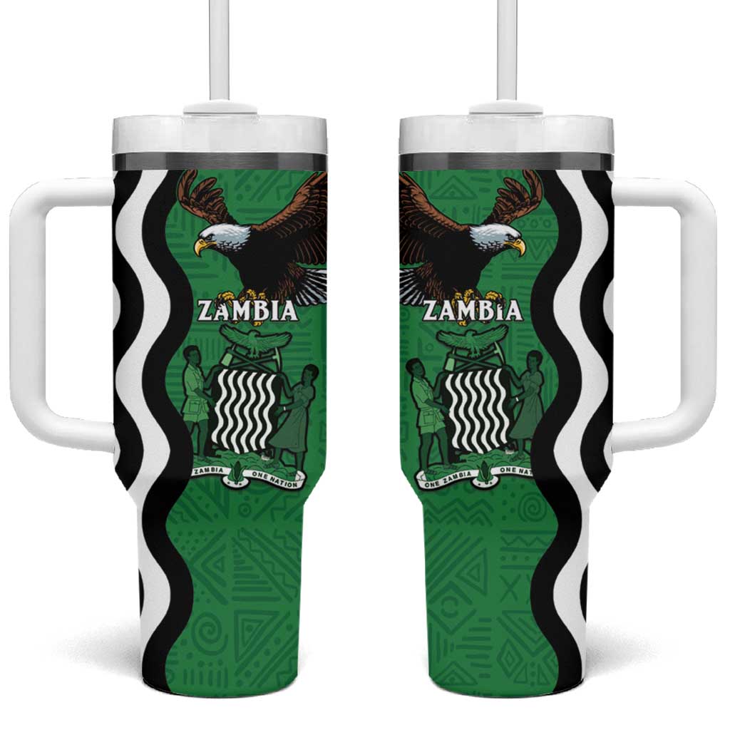 Icitungu ca Zambia Tumbler With Handle One Zambia One Nation LT15