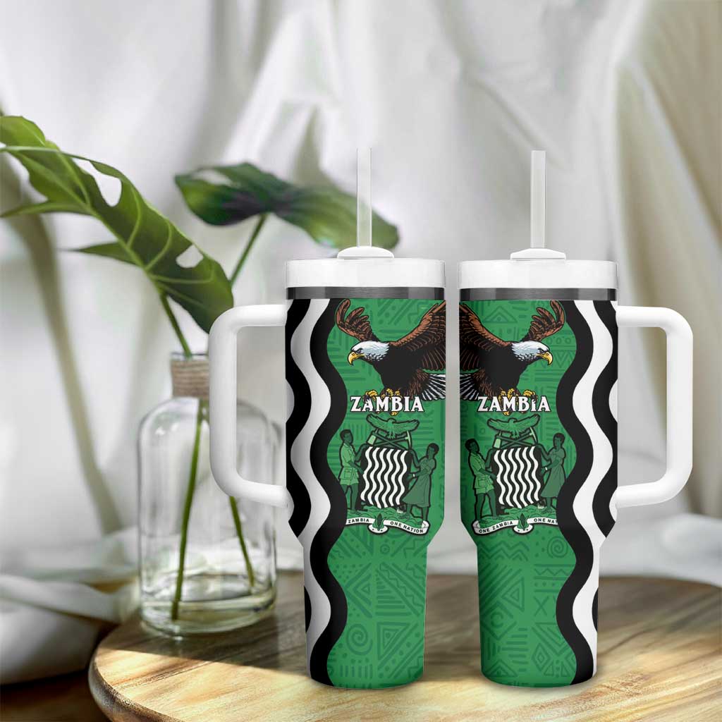 Icitungu ca Zambia Tumbler With Handle One Zambia One Nation LT15