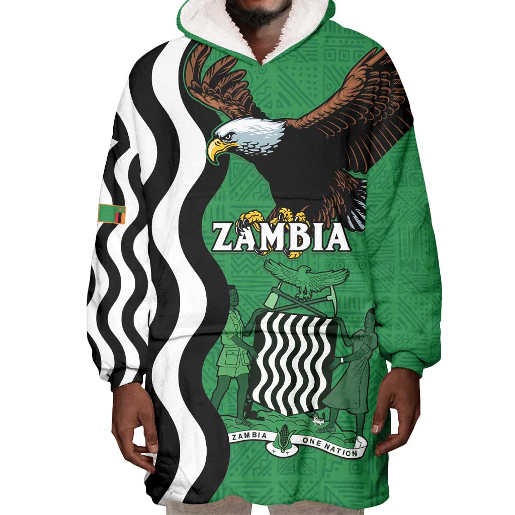 Icitungu ca Zambia Wearable Blanket Hoodie One Zambia One Nation LT15