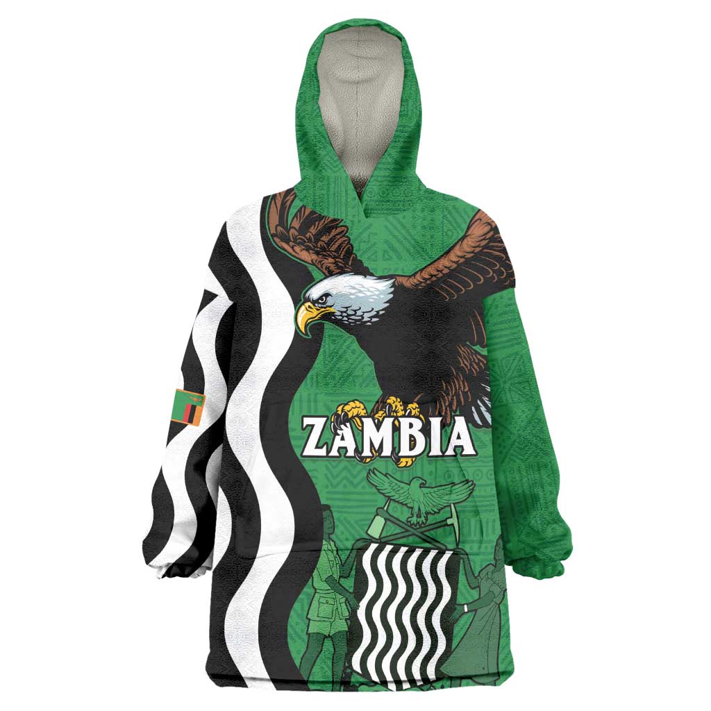 Icitungu ca Zambia Wearable Blanket Hoodie One Zambia One Nation LT15