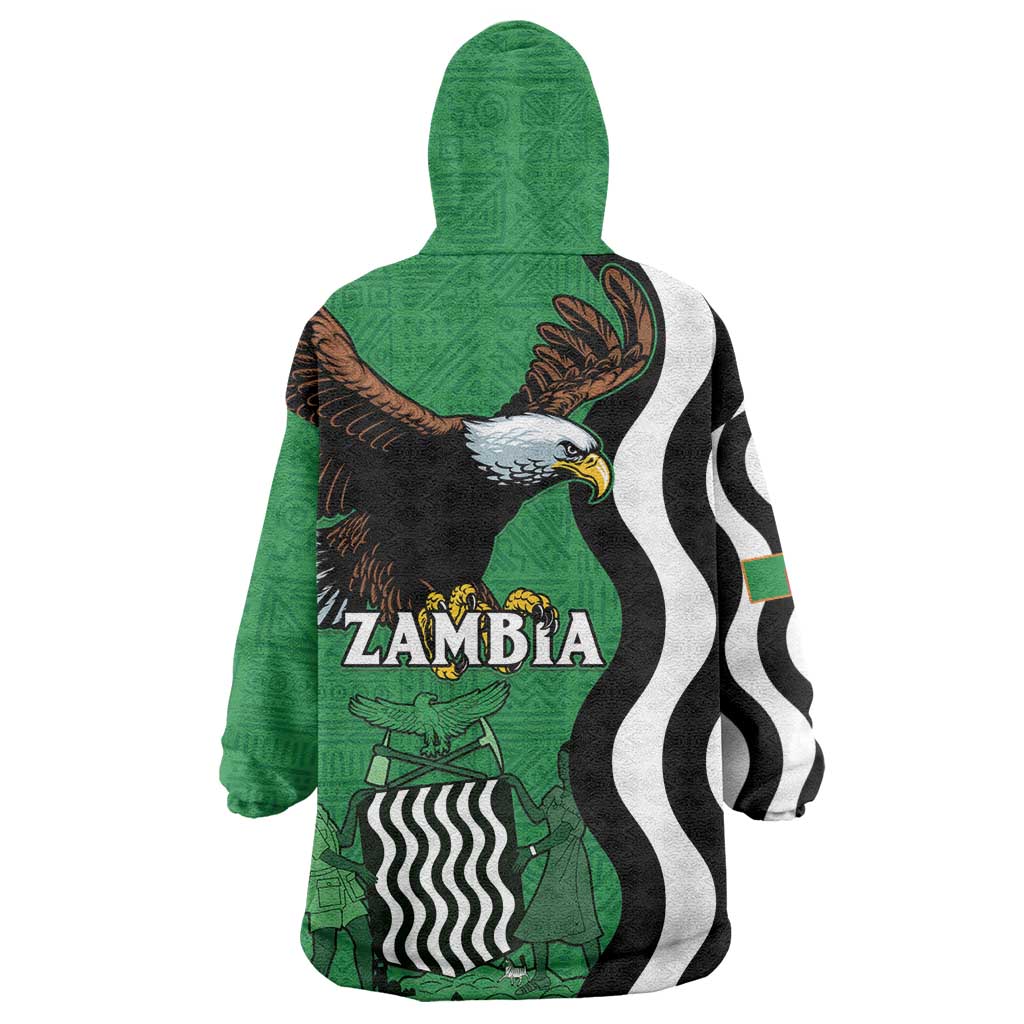 Icitungu ca Zambia Wearable Blanket Hoodie One Zambia One Nation LT15