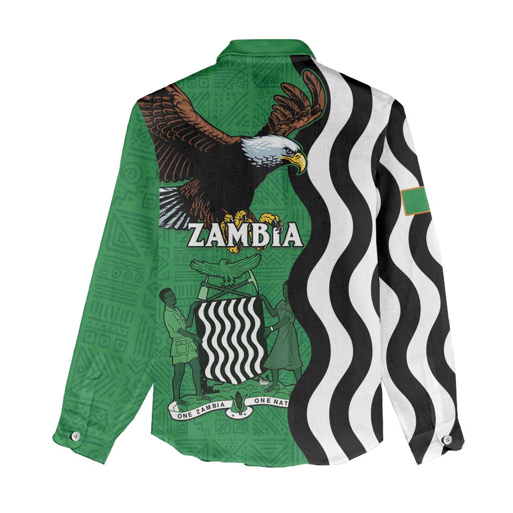 Icitungu ca Zambia Women Casual Shirt One Zambia One Nation LT15