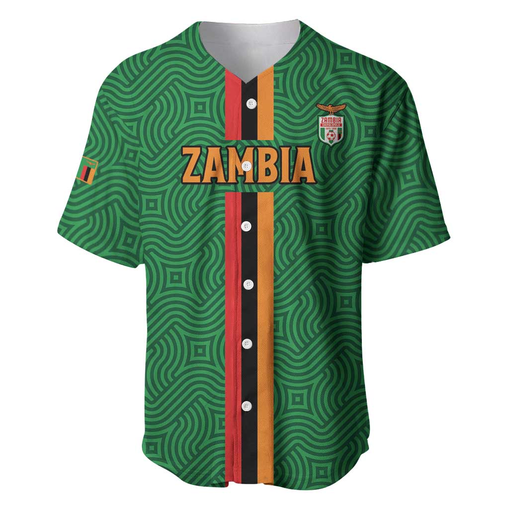 Custom Zambia Football Baseball Jersey Go Chipolopolo LT15