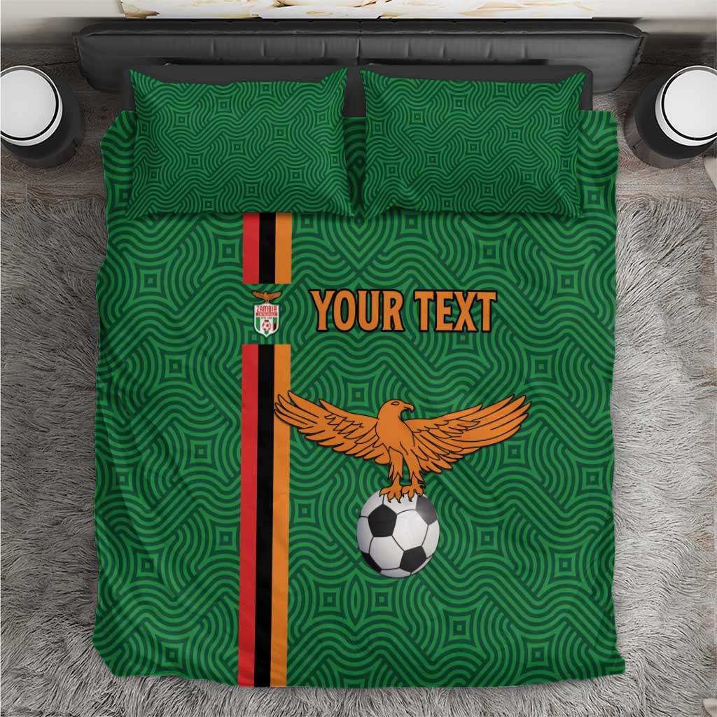 Custom Zambia Football Bedding Set Go Chipolopolo LT15