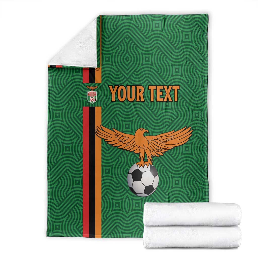 Custom Zambia Football Blanket Go Chipolopolo LT15