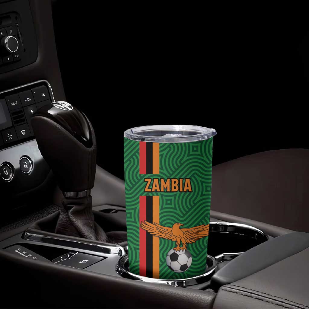 Custom Zambia Football Tumbler Cup Go Chipolopolo LT15