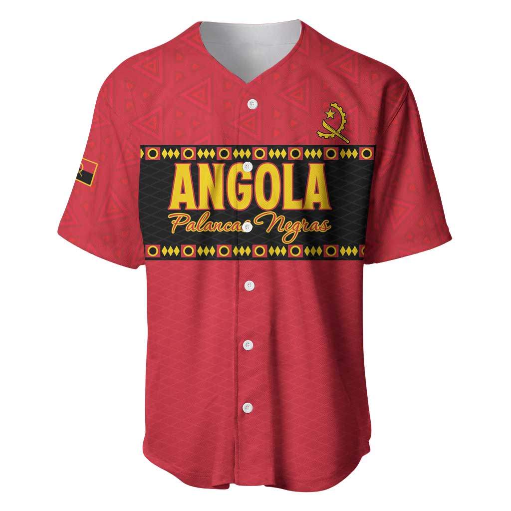 Custom Angola Football Baseball Jersey Viva Palancas Negras LT15