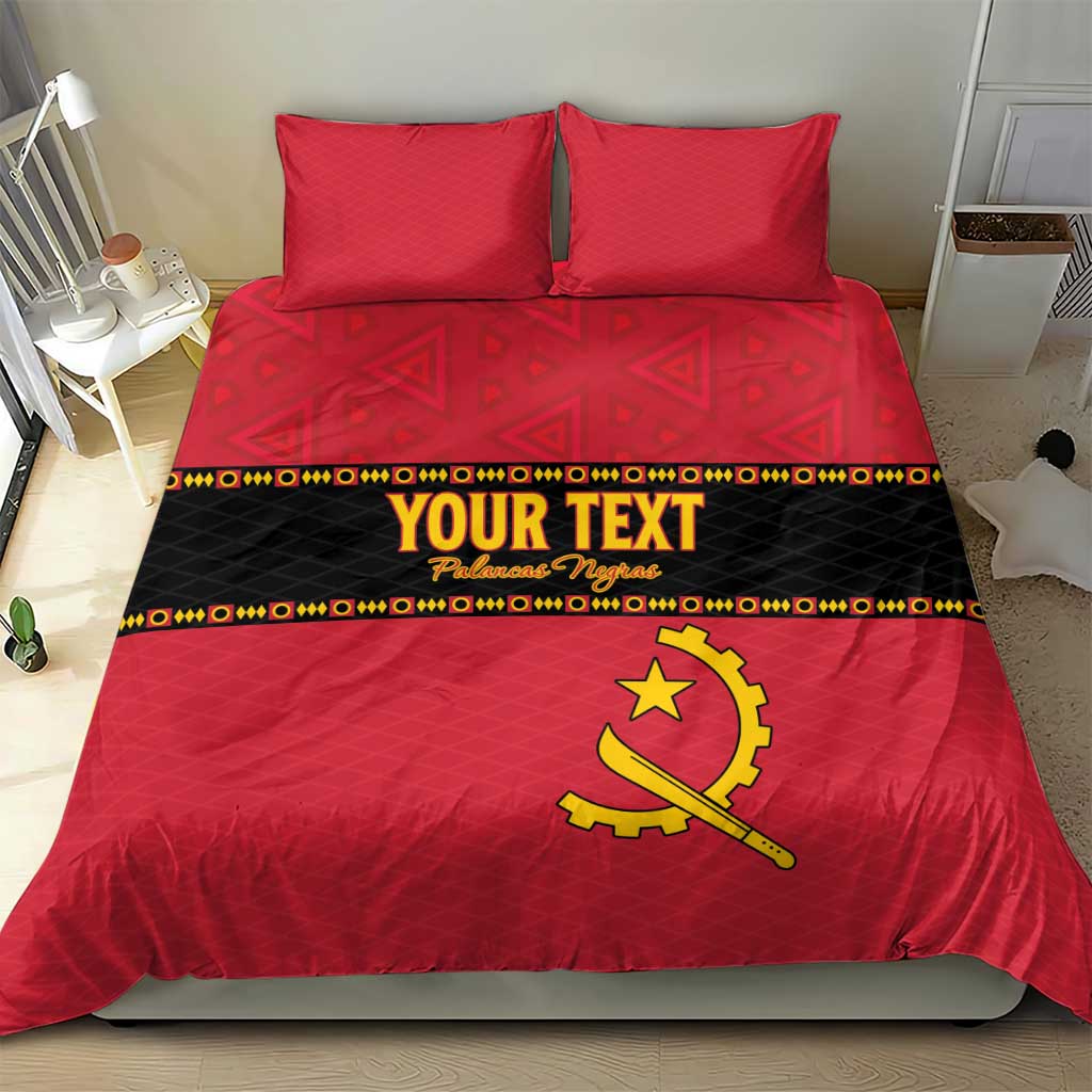 Custom Angola Football Bedding Set Viva Palancas Negras LT15