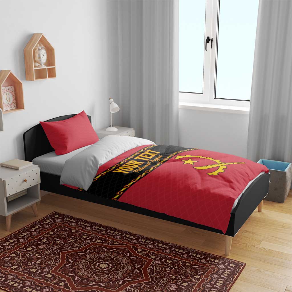 Custom Angola Football Bedding Set Viva Palancas Negras LT15