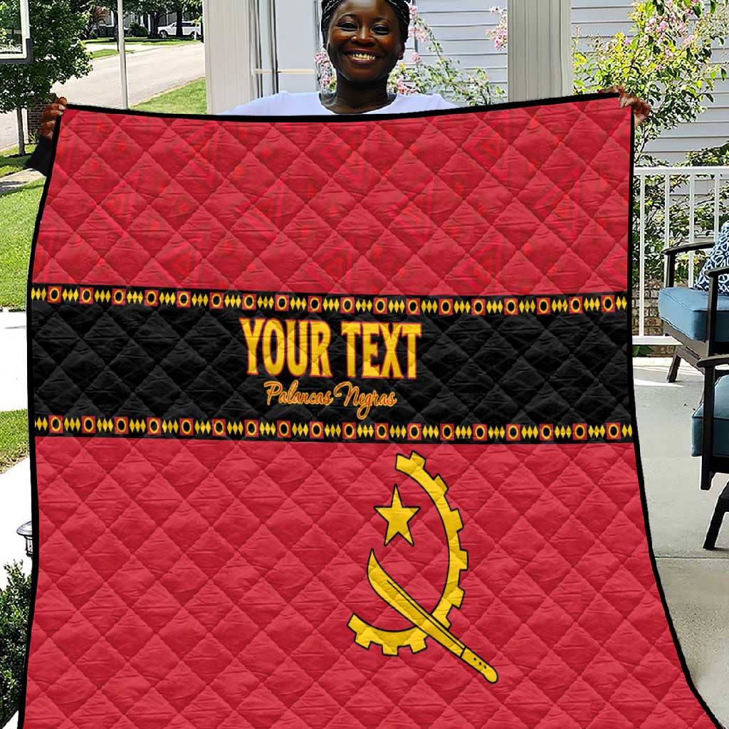 Custom Angola Football Quilt Viva Palancas Negras LT15