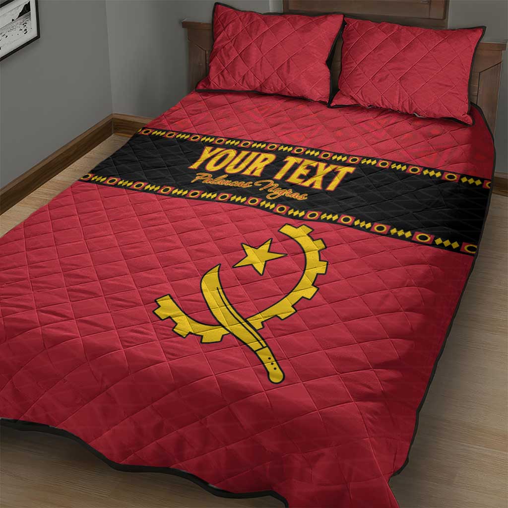 Custom Angola Football Quilt Bed Set Viva Palancas Negras LT15