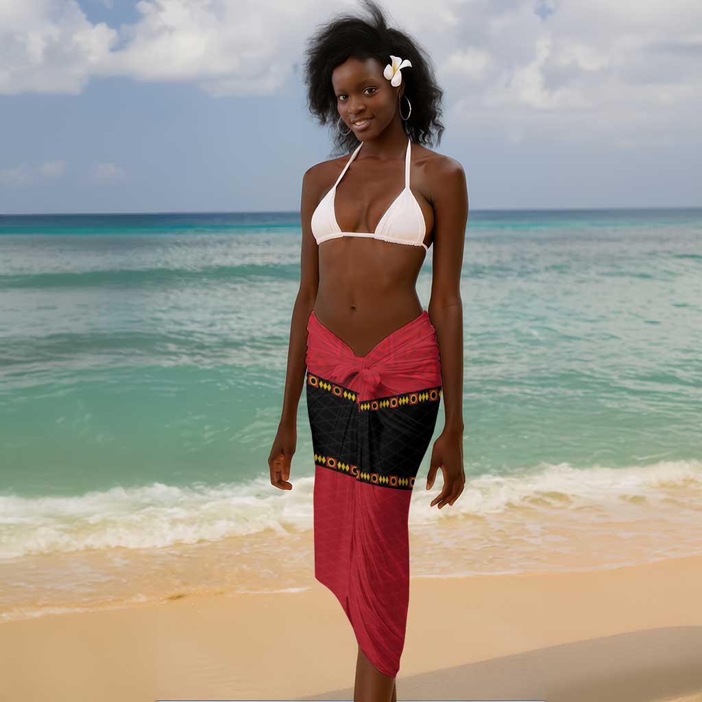 Custom Angola Football Sarong Viva Palancas Negras LT15