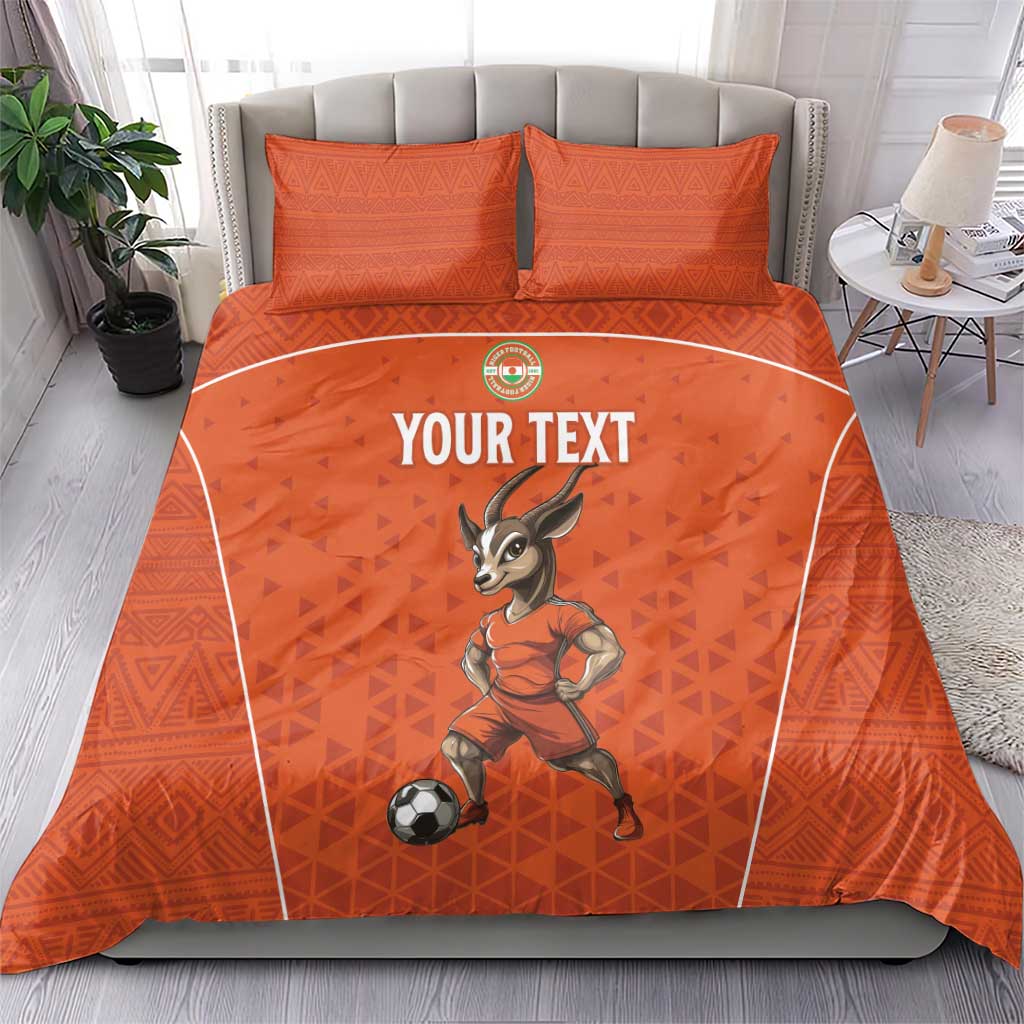 Custom Niger Football Bedding Set Allez Menas LT15