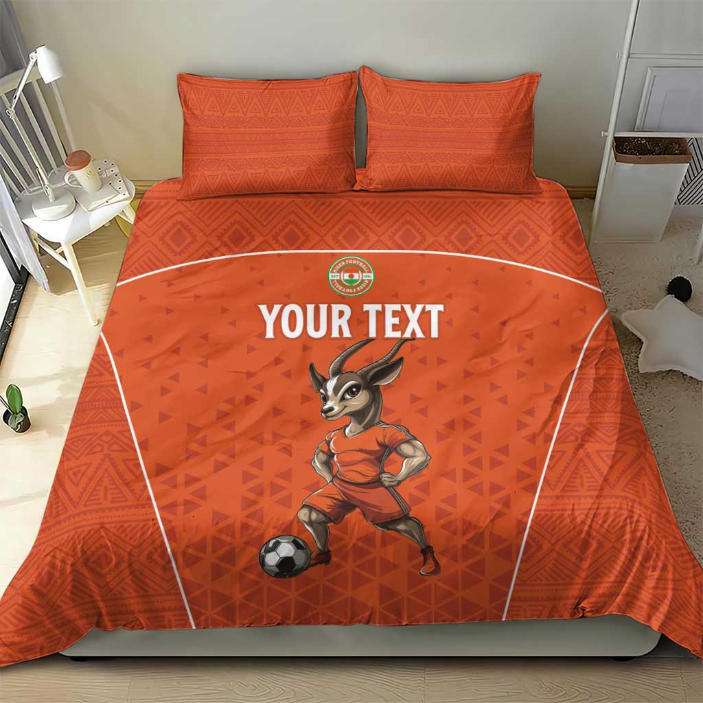 Custom Niger Football Bedding Set Allez Menas LT15