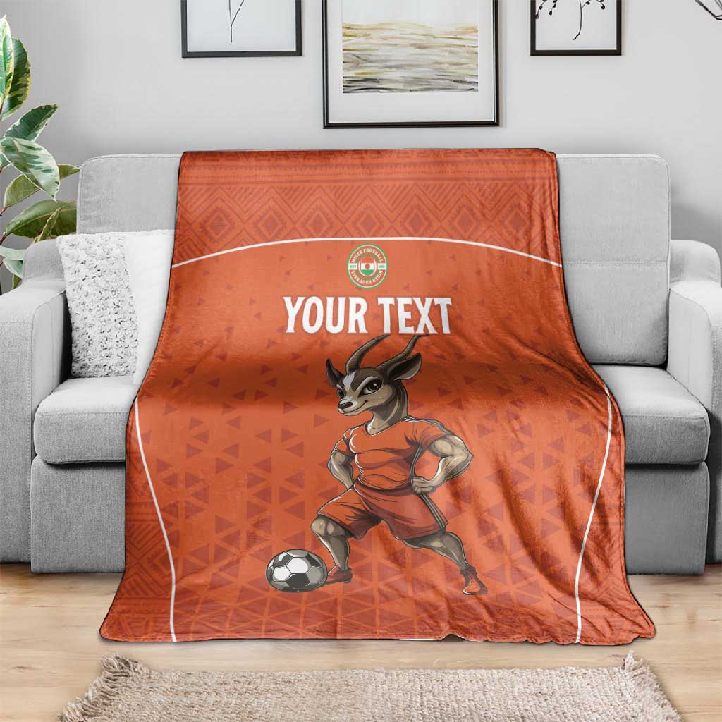 Custom Niger Football Blanket Allez Menas LT15