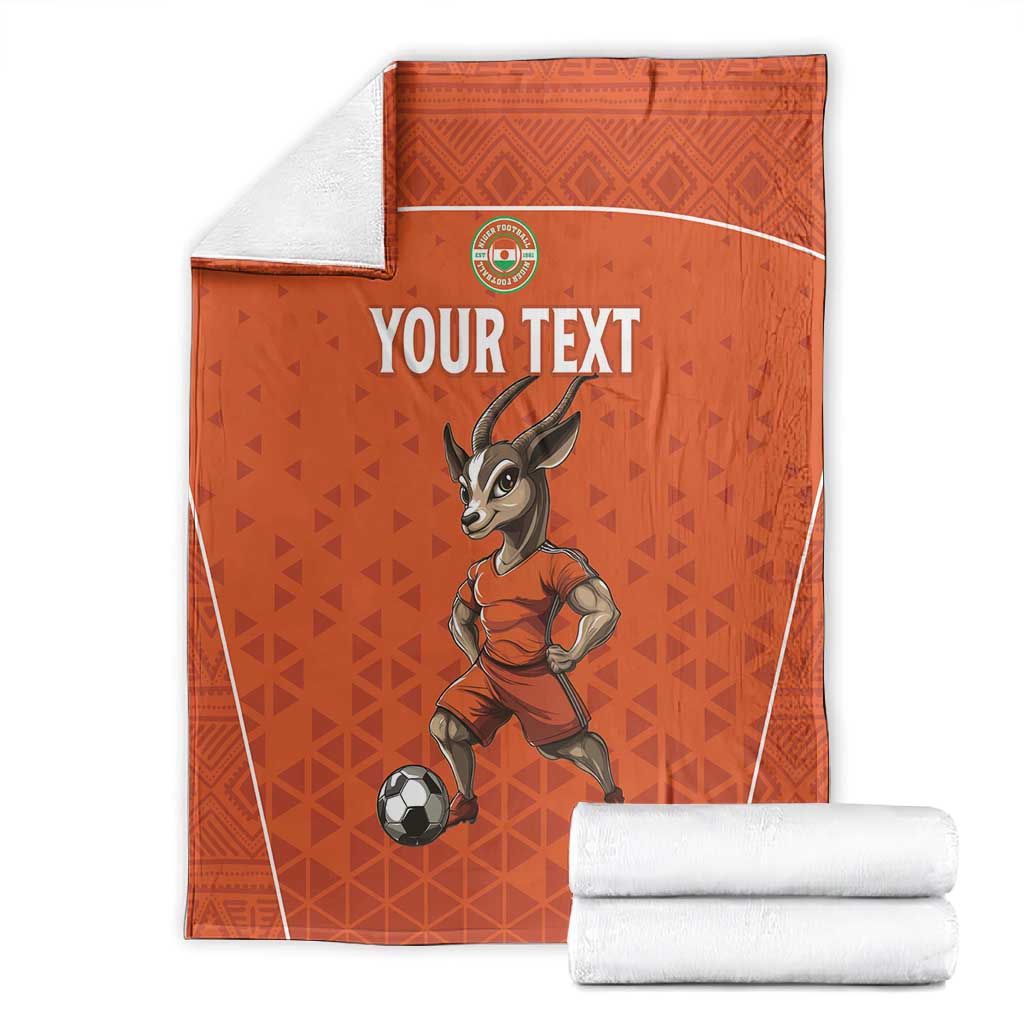 Custom Niger Football Blanket Allez Menas LT15