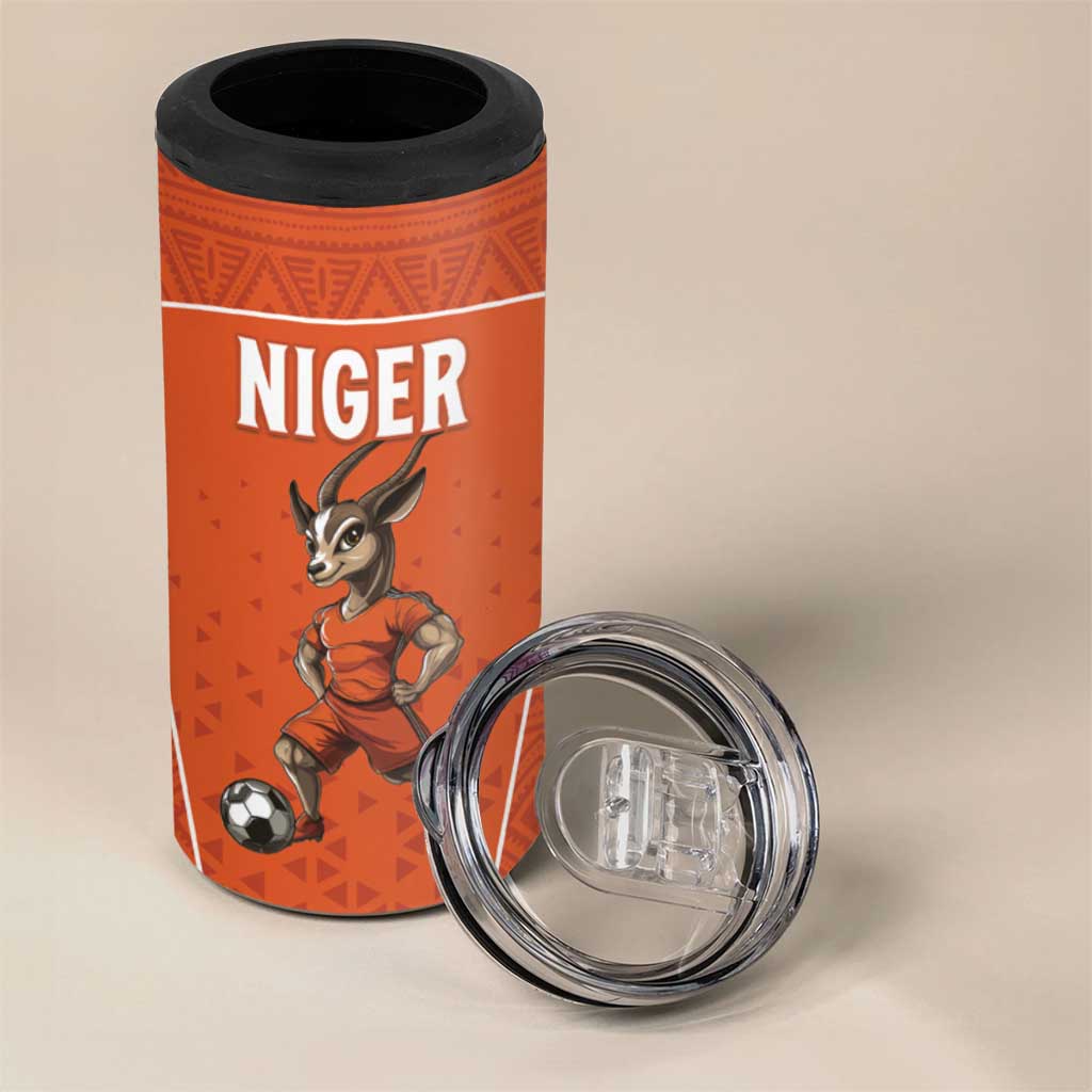 Custom Niger Football 4 in 1 Can Cooler Tumbler Allez Menas LT15