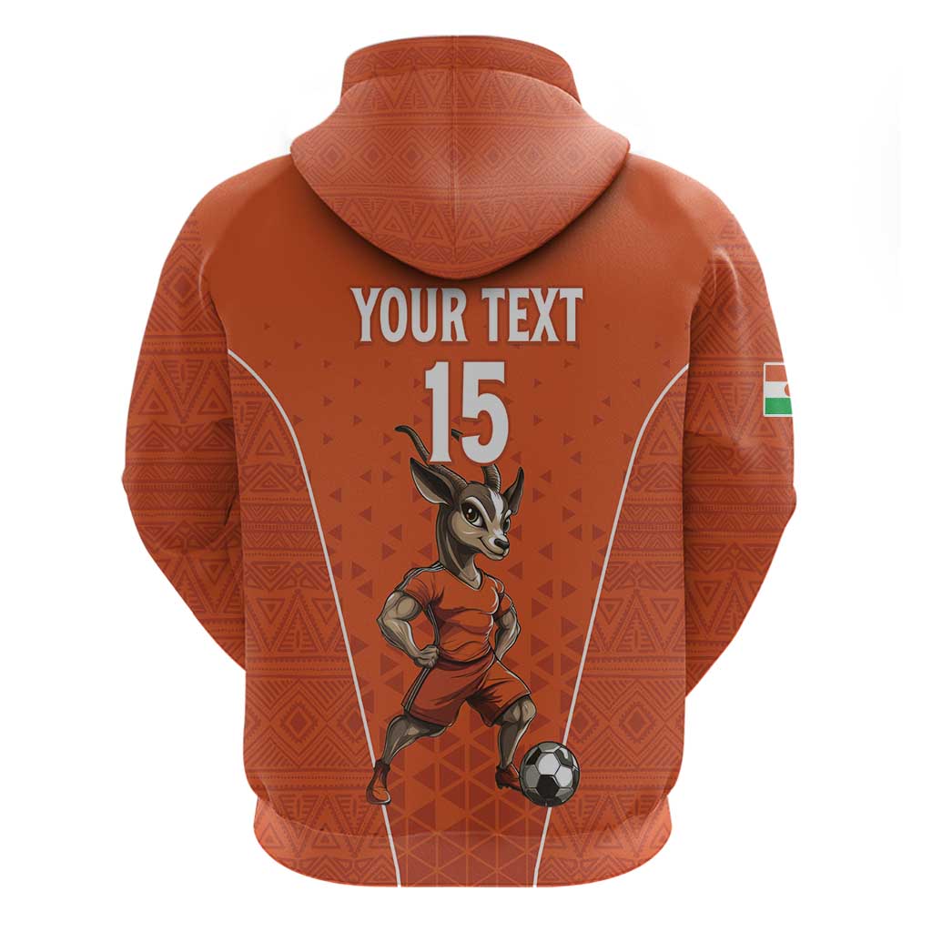 Custom Niger Football Hoodie Allez les Menas On Va Gagner LT15