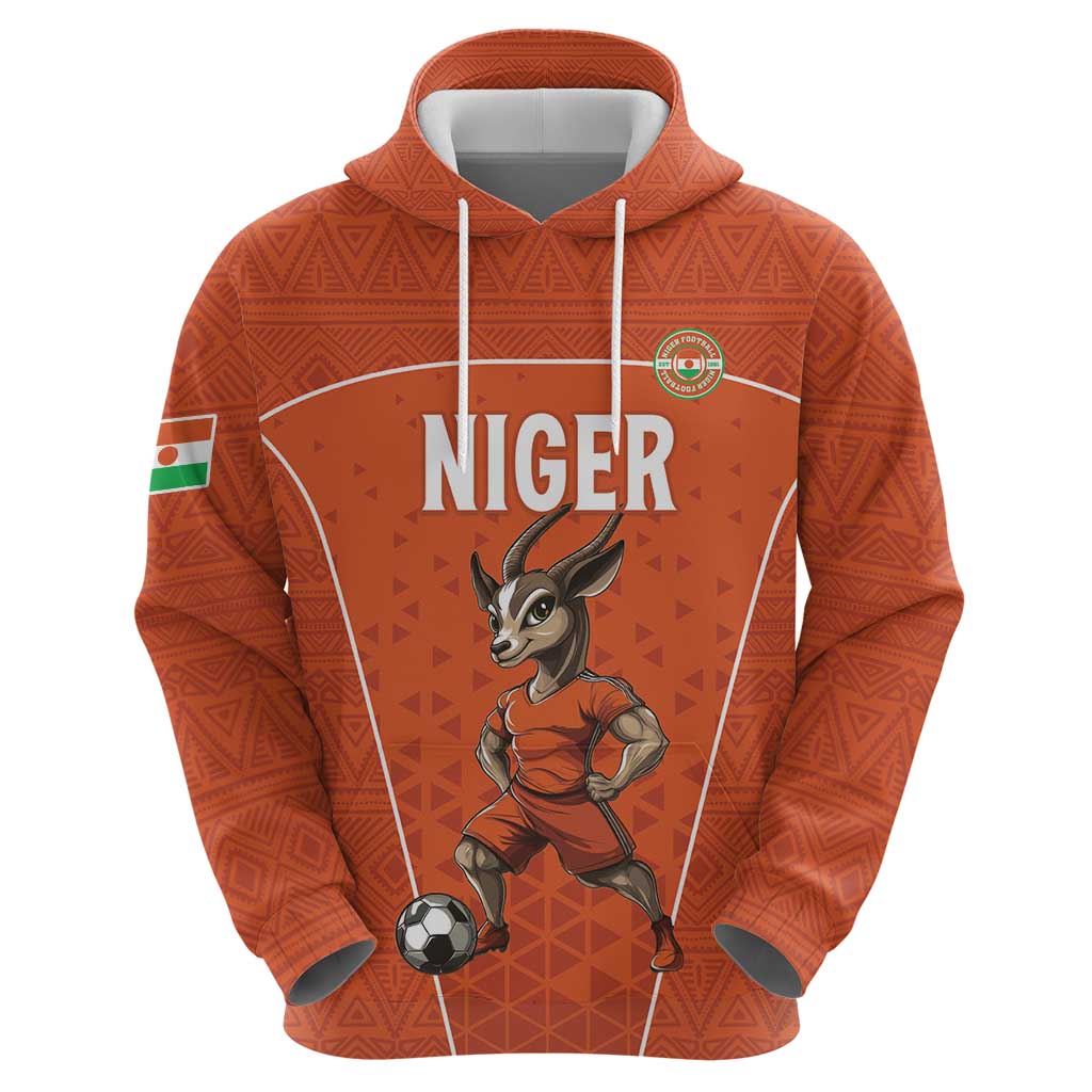 Custom Niger Football Hoodie Allez les Menas On Va Gagner LT15