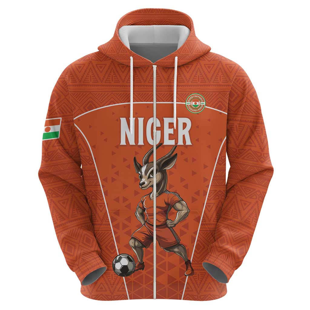 Custom Niger Football Hoodie Allez les Menas On Va Gagner LT15