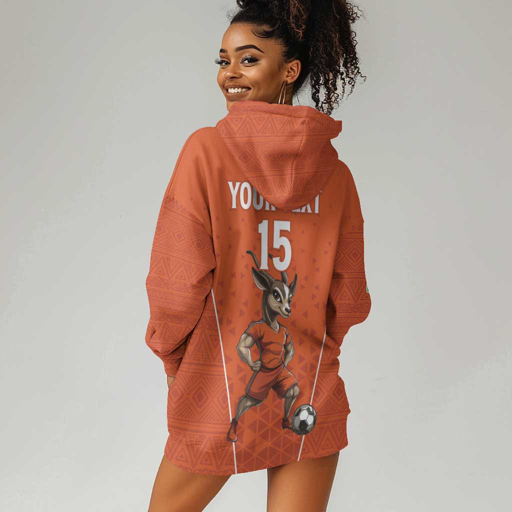 Custom Niger Football Hoodie Dress Allez Menas LT15