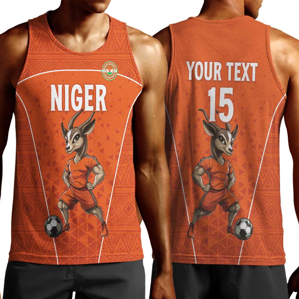 Custom Niger Football Men Tank Top Allez Menas LT15