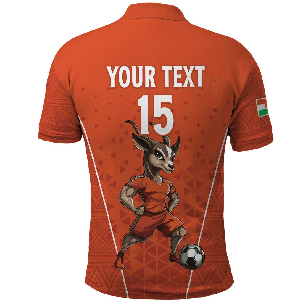 Custom Niger Football Polo Shirt Allez les Menas On Va Gagner LT15