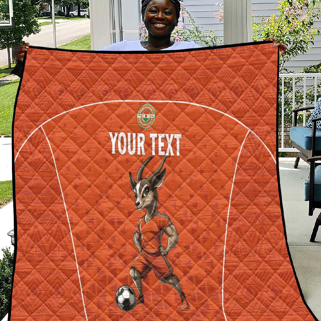 Custom Niger Football Quilt Allez Menas LT15
