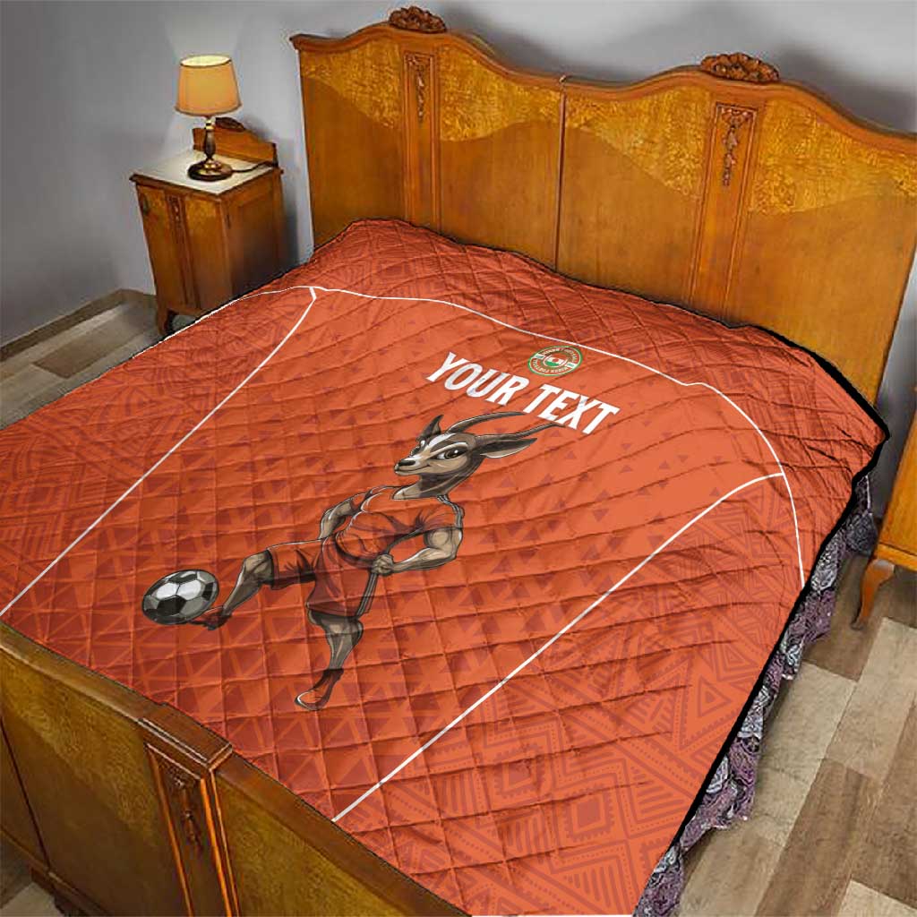 Custom Niger Football Quilt Allez Menas LT15