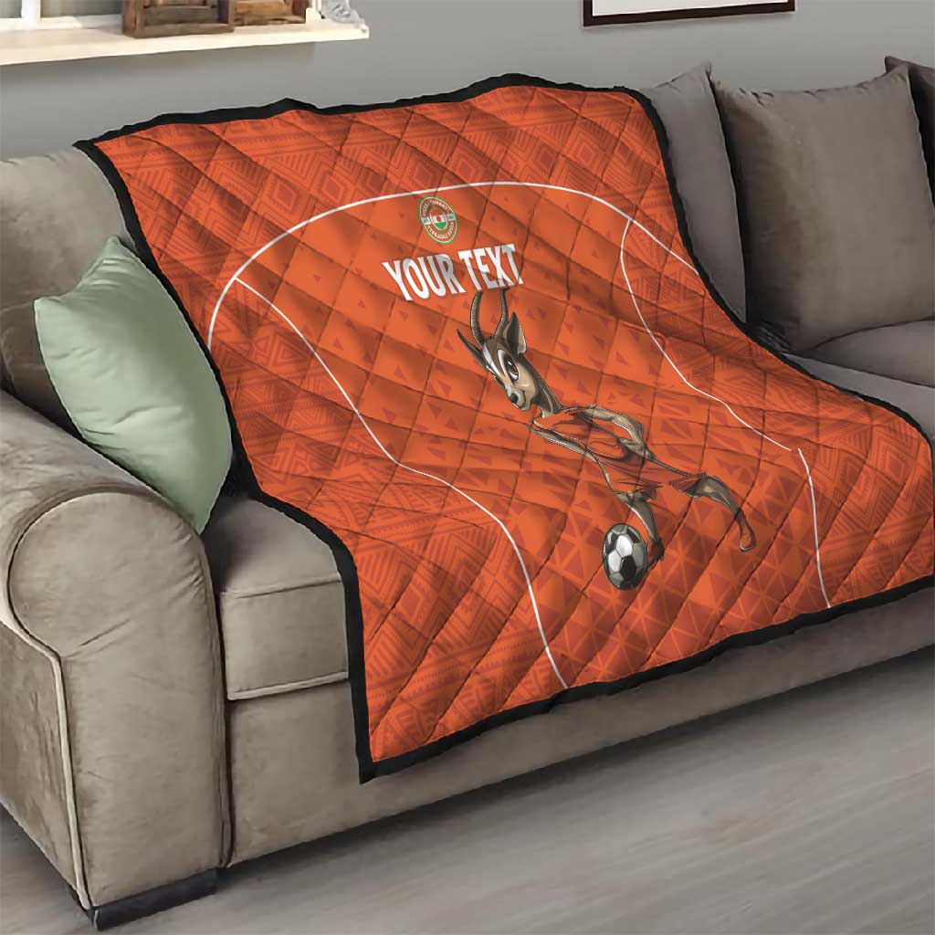 Custom Niger Football Quilt Allez Menas LT15