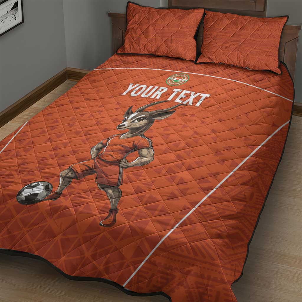 Custom Niger Football Quilt Bed Set Allez Menas LT15