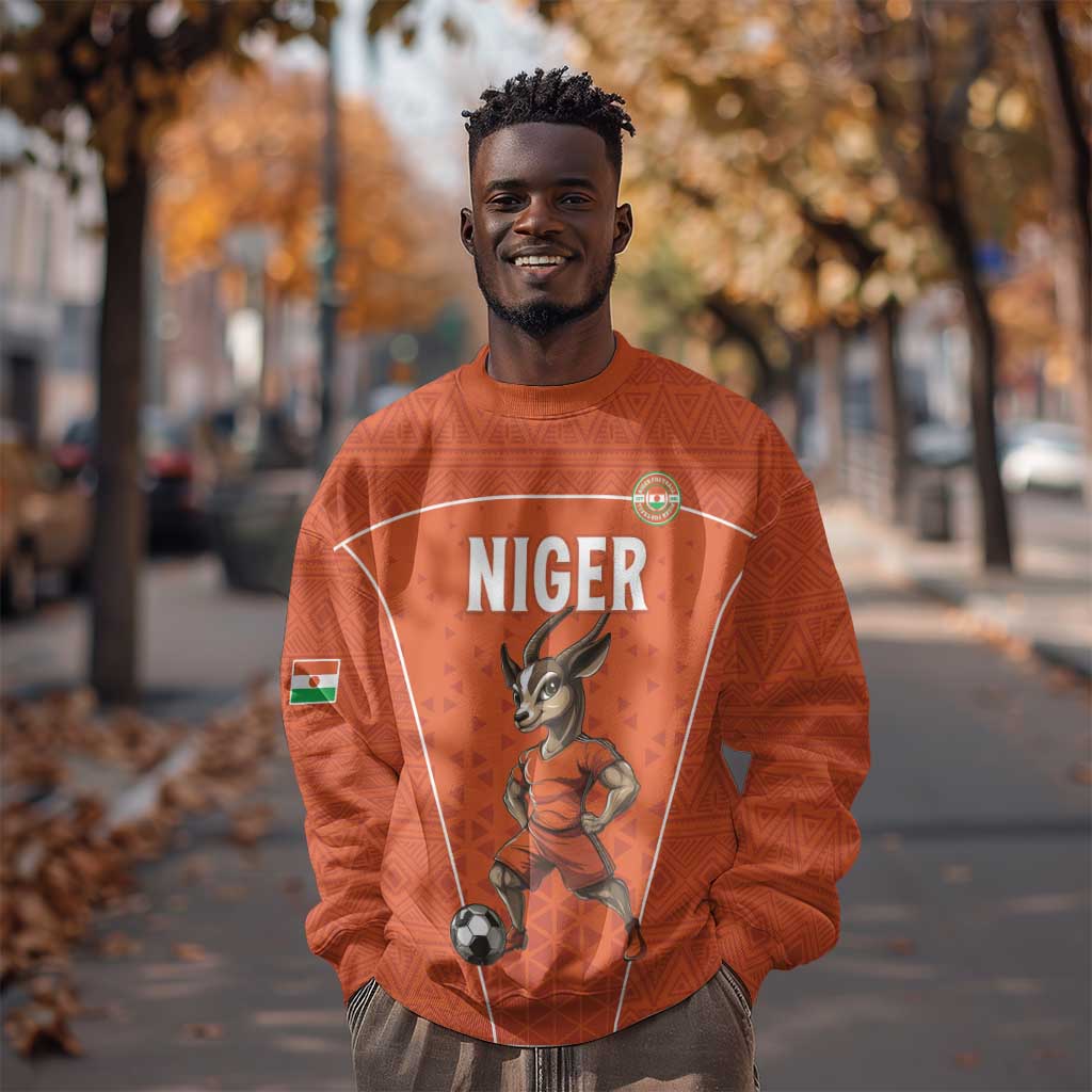 Custom Niger Football Sweatshirt Allez Menas LT15