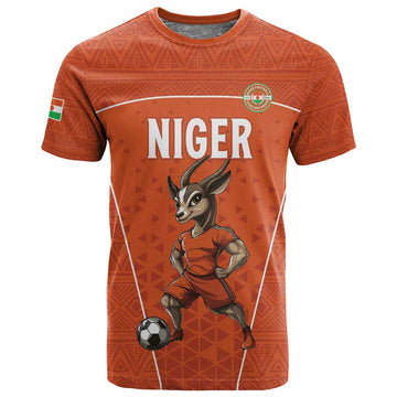 Custom Niger Football T shirt Allez Menas LT15